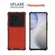 UFLAXE Honeycomb Ốp Cứng Chống Sốc cho Vivo X80 / X80 Pro Ốp Điện Thoại Trong Suốt Ốp Lưng Bảo Vệ To