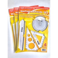 SIKU Butterfly Math Set 4PCS Butterfly Math Ruler Set BT-172-04