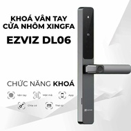 EZVIZ DL06 Smart Fingerprint Aluminum Door Lock – Remote Unlock via App, Fingerprint, Magnetic Card,
