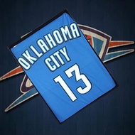 DV9Z New Style GeorGe No. 13 GeorGe Jersey GeorGe City Edition Hot Press Fan Retro Thunder Team Shor