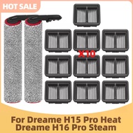 Compatible For Dreame H15 Pro Heat / Dreame H16 Pro Steam Vacuum Parts Roller Brush Filter Accessori