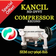 PERODUA KANCIL ND TO DVVT RECOND COMPRESSOR (CAR AIRCOND SYSTEM)