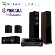 YAMAHA RX-385+ Wharfedale 12.3+12.C+12.0 家庭劇院組合