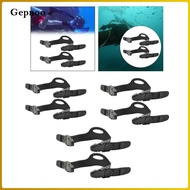 Gepnoo Universal Diving Fin Straps Adjustable , Black Kit for Scuba Swimming Fin Snorkeling Replacem