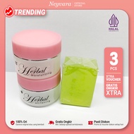 (3 Pcs) Herbal Algae Pink Krim Herbal Original 100% BPOM Pelembab Wajah Kusam