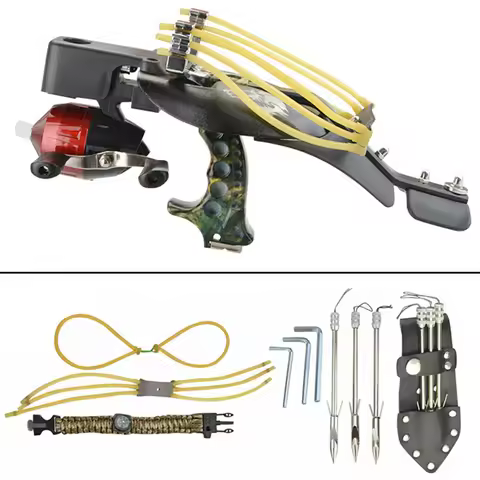 Powerful Fishing Launcher Special Outdoor Shooting Fish Tools Rubber Bands Infrared Handheld Slingsh