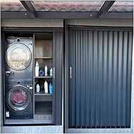 Interior Accordion Door with Magnet, Bi-fold Aluminum Waterproof Folding Door Width 30in to 80in Cus