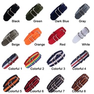 18mm 20mm 22mm 24mm Army Sports Watch Nylon Strap Fabric Nylon Watch Strap Belt for 007 James Bond W