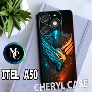 HP Rubber case for ITEL A50/CC39/ Esport Motif/softcase ITEL A50/Casing/silicon/case ITEL A50hp