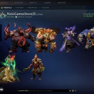 DOTA 2 ID CRUSADER 1 ARCANA PUDGE ALL ON
