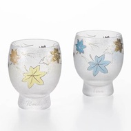 (一對價)145cc【楓葉對杯禮組】日本Aderia石塚硝子 清酒杯客製