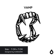 "Vamp" CUDDLEINK Matte Ink Tattoo