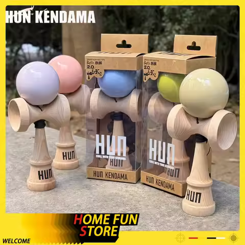 IN STOCK Original HunKendama Beginner Professionals Kendama Big Cups Easy To Catch Trend Tips Juggle