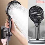 LILAC Large Panel Shower Head, Adjustable High Pressure Water-saving Sprinkler, Useful Multi-function Handheld 3 Modes Shower Sprayer Bathroom Accessories