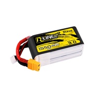 TATTU R-Line 14.8V 1550mAh 4S 120C Lipo Battery with XT60 Plug for FPV Racing Drones