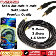 3.5mm male to male Aux cable 5 meters 3 m/ 1.5m Gold plated Aux to aux cable