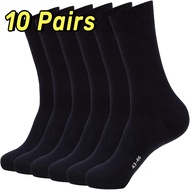 TEMU 10 Pairs Dress Socks Compatible For Eu 43-46 & 9-11 - Thin Lightweight Breathable Office Busine