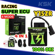 TAIKOM RACING ECU UNIT Y15ZR V1 V2 100% ORIGINAL ECU Y15 ADJUSTABLE 4 MODE MAPPING TIMING KUDA UMA M