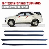 Toyota Fortuner 2004-2015 คิ้วรีดน้ำ คิ้วรีดน้ำขอบกระจก  คิ้วรีดน้ำขอบกระจกเส้นนอก ยางรีดน้ำขอบกระจก