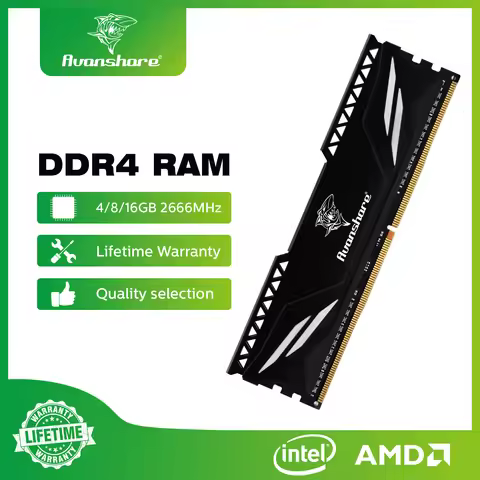 Avanshare Ram DDR3 DDR4 DDR5 32GB 16GB 8GB 4GB1333 1600 2400 2666 3200 5600MHz Desktop Memory For Al