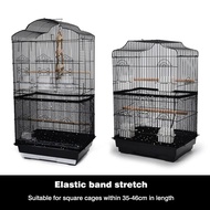 Bird Cage Cover Dustproof Seed Catcher Nylon Mesh Birdseed Net Guard For Length 35-46cm Bird Cage