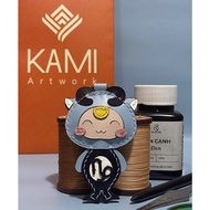 Bag Charm | Capricorn Keychain by Kami Artwork