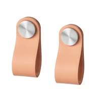 ÖSTERNÄS Leather handle, tanned leather, 65 mm