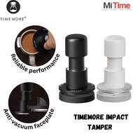 TIMEMORE Impulse Impact Coffee Tamper 58.4mm – Flat Base Espresso Tamper with Rebound Force for Effo