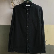 Bershka kemeja Shanghai pria lengan panjang preloved