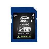 グリーンハウス SDメモリーカード GH-SDXCUA64G [64GB]