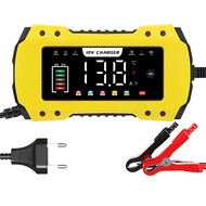 MeeGoo 12v เครื่องชาร์จแบตเตอรี่ เครื่องชาร์จ battery ขนาดกะทัดรัด พกพาสะดวก ชาร์จหลากหลายรถยนต์และ