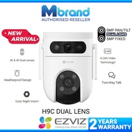 Ezviz H9C Dual Lens 3K Waterproof Pan/Tilt Color Night Vision Two Way Talk (5MP + 5MP) Outdoor Secur