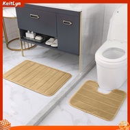 <Kaitlyn> Luxurious Bathroom Rug Set Memory Foam Bathroom Mat 4pcs Memory Foam Bath Mat Set Soft Mic