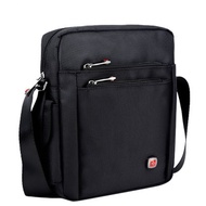 Swiss Army Knife New Arrival Men Shoulder Crossbody Bag Briefcase Casual Oxford Cloth Backpack Multi-Functional Satchel Men's Bag