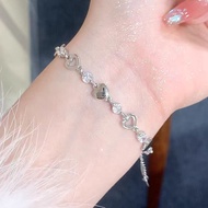 Heart of The Ocean Bracelet - Diamond Ring with Hole Design, Sweet & Cool Style Bracelet for Woman