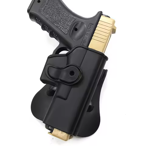 Tactical Gun Holster Hunting Pistol Holster Belt Waist Holster Gun Paddle Carry Case For Glock 17 ac
