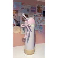 Owala coquette charms ribbon keychain for tumbler