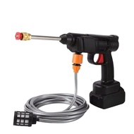 Cordless High Pressure Water Gun Car Wash Floor Tiles Cleaner Spray Gun Water Jet Pump Portable Outd