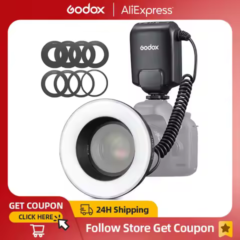 Godox ML-150II ML150II Macro Ring Speedlite Flash Light For Canon Nikon Pentax Sony Olympus DSLR Cam