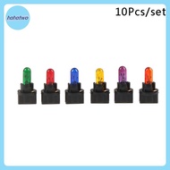 ha 10PCS T5.5 Led Bulb W1.2WCar Interior Lights Dashboard Heating Indicator Wedge Auto Instrument La