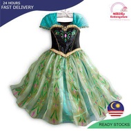 Children Frozen Anna Costume Dress