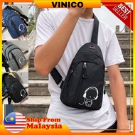 VINICO V163 Bag Waist Bag Chest Bag Waist Men Bag Chest Men Bag Chest Budak Lelaki Backpack Travel B