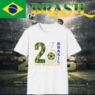 High Quality Brasil 2026 FIFA World Cup T-Shirt| Soccer Ball Graphic