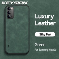เคสหนังสุดหรู KEYSION สำหรับซัมซุงโน้ต20 Ultra 5G Note 10 Plus ด้านหลังโทรศัพท์กันกระแทกเคส Galaxy S20 + S20 FE