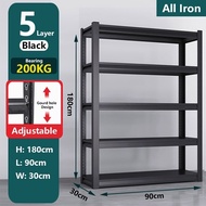 4 Tier Boltless Rack Heavy Duty Rack Metal Rack Shelve Rack Rak Besi Kitchen Store Storage Rack Rak 