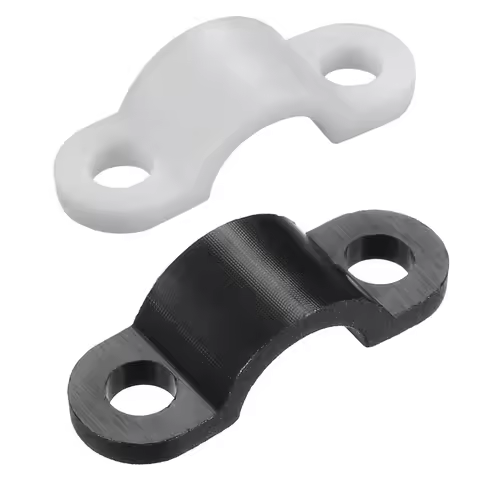 100Pcs Plastic Cable Holder Clamps Fixation Cable Fastener Clips Nylon Cable Management Wire Tube Fi