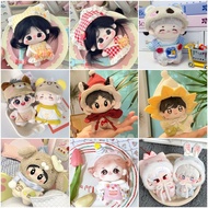 10cm cotton doll clothes 10cm Cute Skirt Overalls Normal Body Starfish Body Baby clothes Cute doll 1