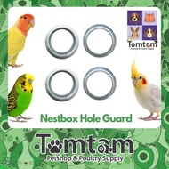 Parrot Lovebirds Nestbox Hole Guard for Bird House Wood Protection