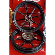 RCB MAGS RB8 MIO M3/Mio Soul i125 SP811 - 1.85FRONT/2.15REAR 8 SPOKES 3 HOLES