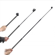 คุณภาพสูง3M Monopod คาร์บอนไฟเบอร์ Selfie Stick สำหรับ Gopro Hero 6 5 7 8 9สีดำสำหรับ Go Pro 4 3 2สำหรับ Insta 360 ONE X